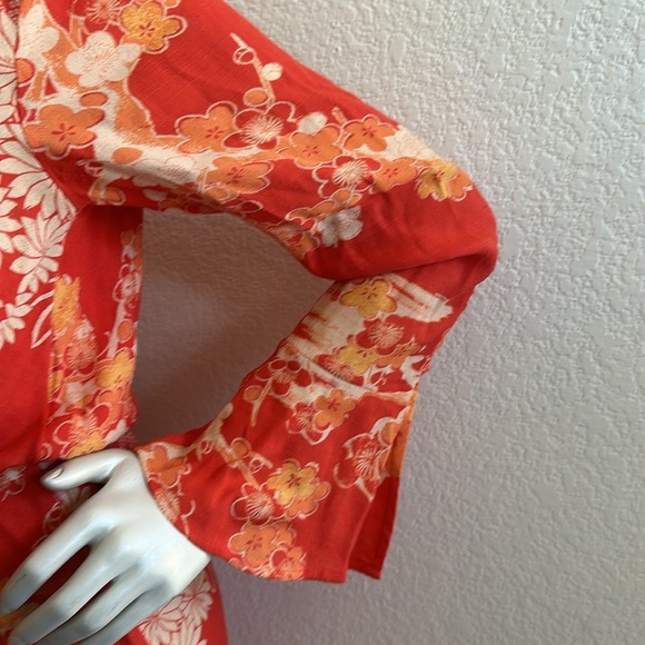 Free People Mixed Print Twist Dress - Picture 8 of 10